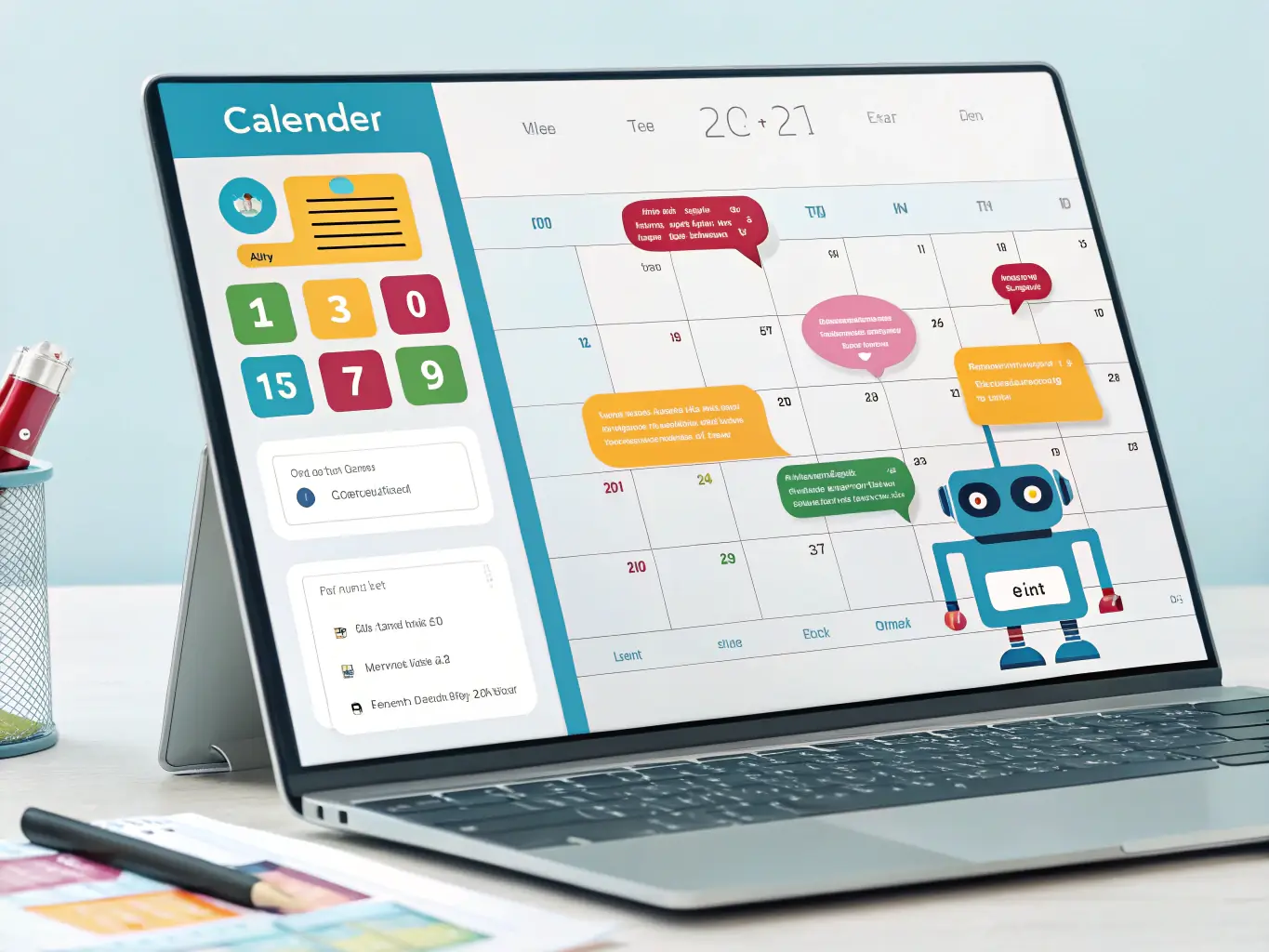 A calendar interface showing customizable call scheduling options for Senior Call.