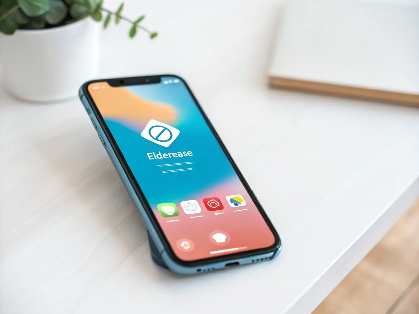 A concerned family member receiving an alert on their smartphone, highlighting the immediate notification system.